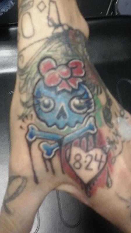 Tattoos - Hand coverup - 108591