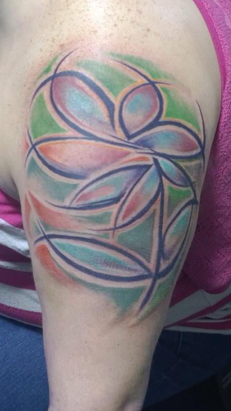 Jesse Mason - Watwrcolor flower
