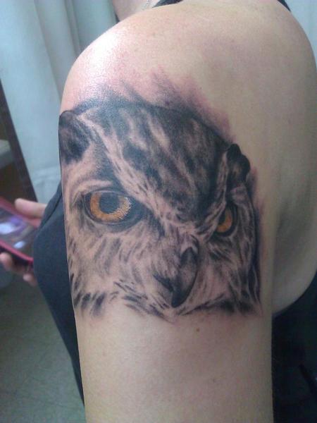 Tattoos - owl - 106177