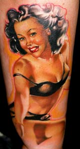 Mike Demasi - Pin up tattoo