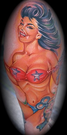 Mike Demasi - american pinup tattoo