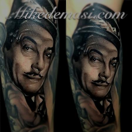 Mike Demasi - Casablanca black and gray tattoo addition 