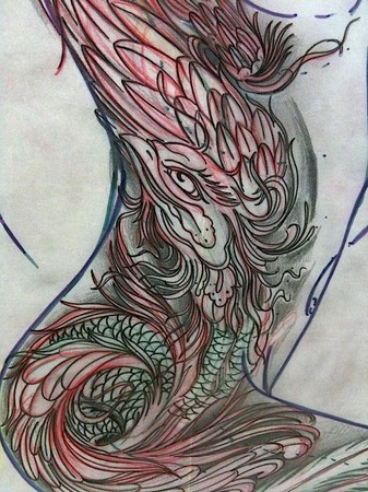 Mike Demasi - Peacock sketch for an up coming appt. next week