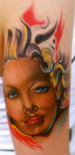 Mike Demasi - Pinup tattoo