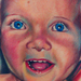 Tattoos - color portrait of kid - 25701