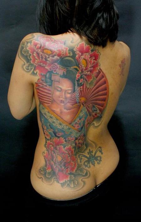 Art Junkies Tattoo Studio : Tattoos : Body Part Back : colorful