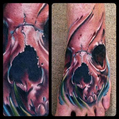 Skull Foot Tattoos