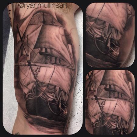 Ryan Mullins - Black and Grey Ship 