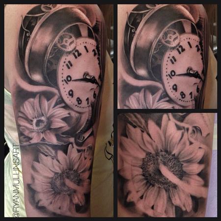 Ryan Mullins - Broken clock and sunflowers