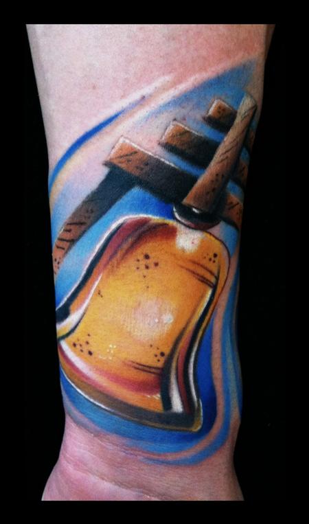 Brent Olson - Redlands Bell Brent Olson Art Junkies Tattoo