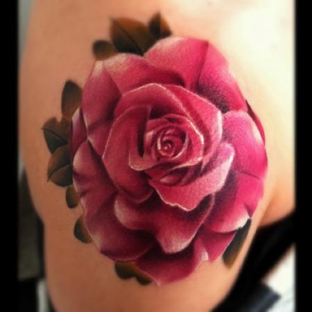 Flower Picture  on Art Junkies Tattoo Studio   Tattoos   Brent Olson   Realistic Color