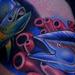Tattoos - colorful portrait fish tattoo - 63777