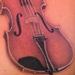 tattoo galleries/ - Black and Grey Violin Tattoo - 58711