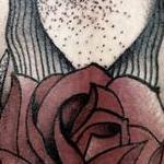 Tattoos - Traditional deer with rose tattoo. Frichard Adams Art Junkies Tattoo - 107975