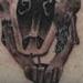 Tattoos - Realistic black and gray rams skull tattoo, Scott Grosjean Art Junkies Tattoo - 94231