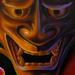Watercolor Mask Painting Original Art Design Thumbnail