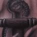 Tattoos - Black and Gray Anchor Tattoo - 62917