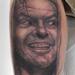 Tattoos - Black and Grey portrait of Jack Nicholson from The Shining  - 91673