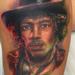 Tattoos - Color portrait if jimi hendrix  - 92032