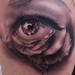 Tattoos - Realistic eye and rose - 95158