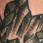 Tattoos - Traditional style cross with flower tattoo, Gary Dunn Art Junkies Tattoo  - 104276