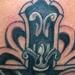 Tattoos - black and gray cross tattoo - 66268