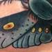 Tattoos - colorful moth tattoo on the foot - 63475