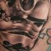 Tattoos - Black and gray stormtrooper with skull tattoo, Ryan Mullins Art Junkies tattoo - 70862