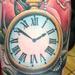 Tattoos - realistic color pocket watch with tags and roses, Tim McEvoy Art Junkies Tattoo - 77735