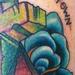 colorful rose with a eye and cross tattoo Tattoo Design Thumbnail