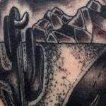 Tattoos - Black and Gray traditional desert sense tattoo, Frichard Adams Art Junkies Tattoo  - 108724