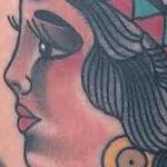 Tattoos - Traditional color indian girl tattoo, Gary Dunn Art Junkies Tattoo - 103650