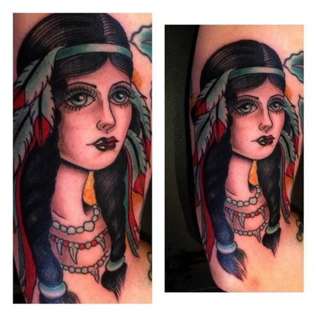 Tattoos - Native girl - 77701