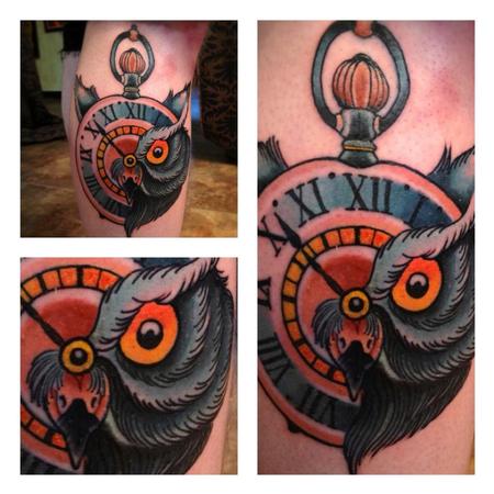 Tattoos - Owl Clock Morph - 77702
