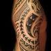 Tattoos - Black Work Half Sleeve Tattoo - 65123