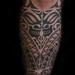Tattoos - Black Work Leg Tattoo - 65125
