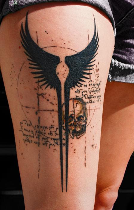 da vinci inspired tattoo by aubrey mennella tattoonow da vinci inspired tattoo by aubrey mennella tattoonow