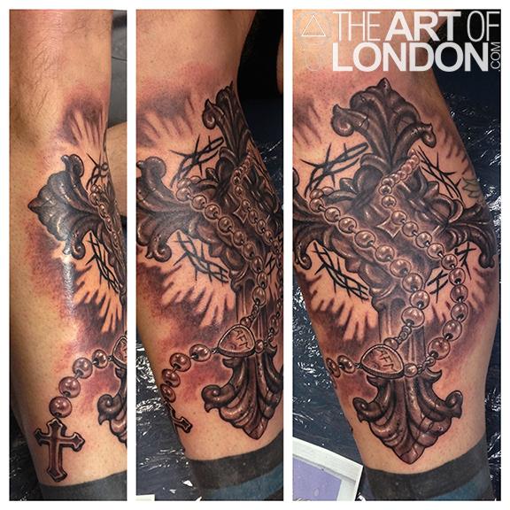 memorial cross by london reese tattoonow memorial cross by london reese tattoonow