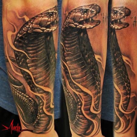 George Muecke - Cobra Snake tattoo