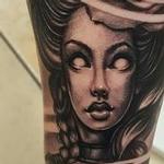 Tattoos - Muecke custom chick tattoo - 128187