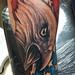 Tattoos - American eagle and flag patriotic tattoo - 99137