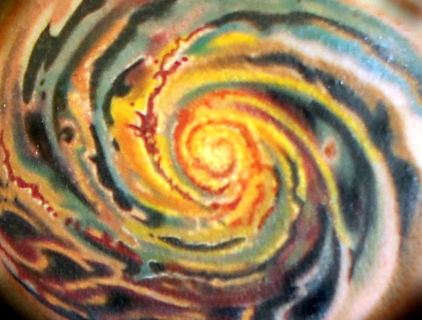 Tattoos Tattoos BioOrganic Spiral Galaxy