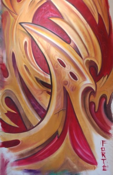 Dillon Forte - Bio-organic oil painting