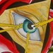 Tattoos - all seeing eye skateboard graphic - 50687
