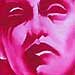 Skull with Pink Face Original Art Design Thumbnail