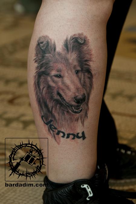 Dog Tattoo Tattoo Design Thumbnail