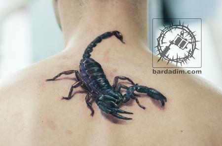 Realistic Scorpion tattoo