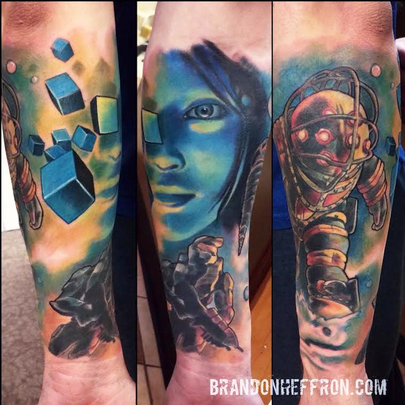 video game sleeve by brandon heffron tattoonow video game sleeve by brandon heffron tattoonow