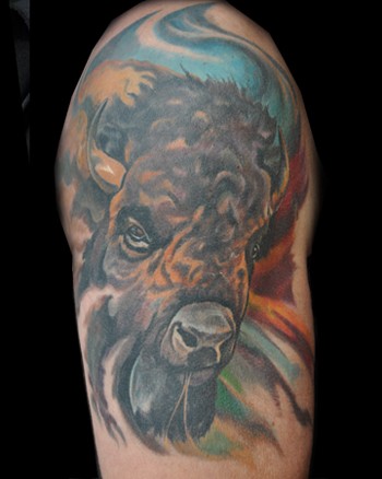 buffalo by brandon heffron tattoo inspiration worlds buffalo by brandon heffron tattoo inspiration worlds