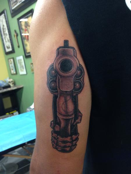 Tattoos - pistol - 96362